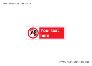 Custom prohibition do not fly kites near overhead electrical power lines